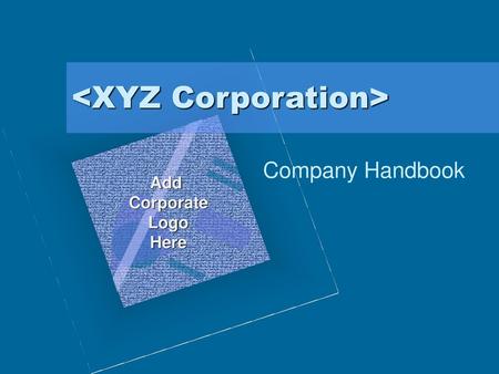 <XYZ Corporation>