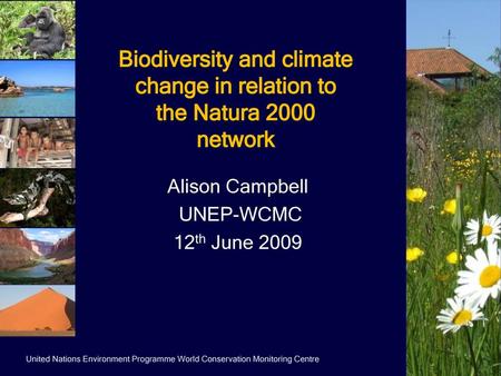 Biodiversity and climate change in relation to the Natura 2000 network