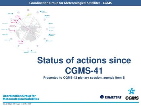 Coordination Group for Meteorological Satellites - CGMS