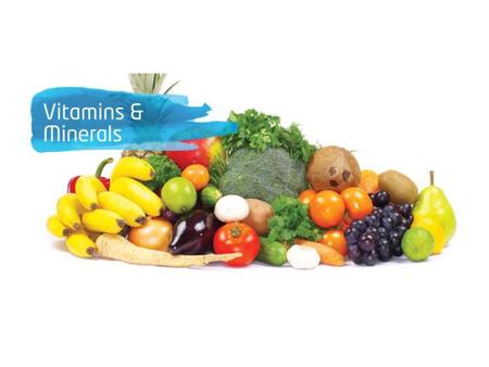 Vitamins are compounds found in food that help regulate body processes.