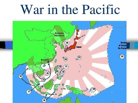 War in the Pacific.