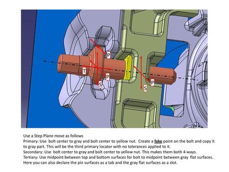 P T P P S S Use a Step Plane move as follows