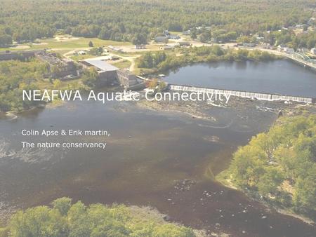 NEAFWA Aquatic Connectivity