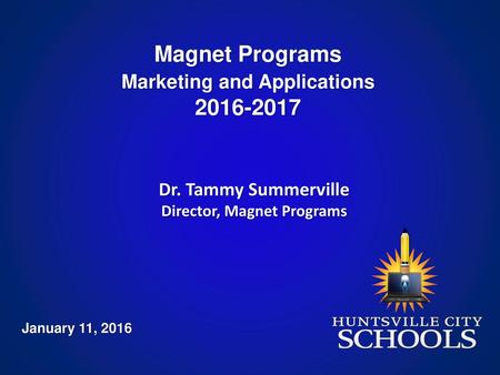 Marketing and Applications Director, Magnet Programs