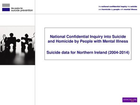 Suicide data for Northern Ireland ( )