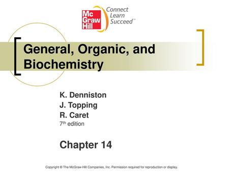 General, Organic, and Biochemistry