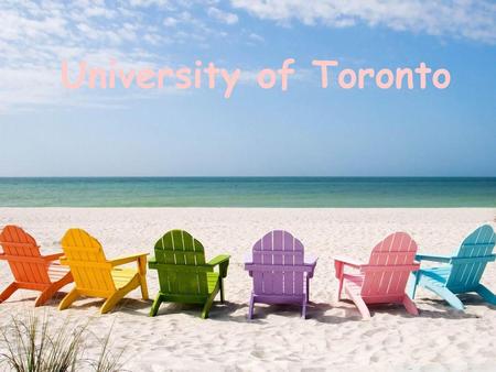 University of Toronto.