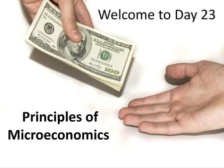 Principles of Microeconomics