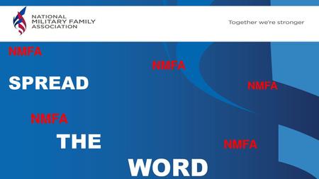 THE NMFA WORD SPREAD NMFA NMFA NMFA