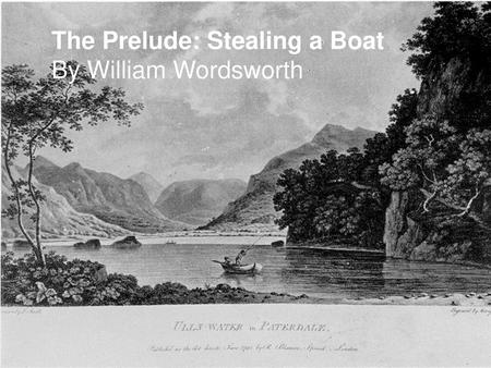 The Prelude: Stealing a Boat