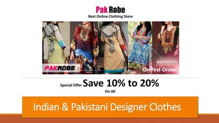 Indian & Pakistani Designer Clothes