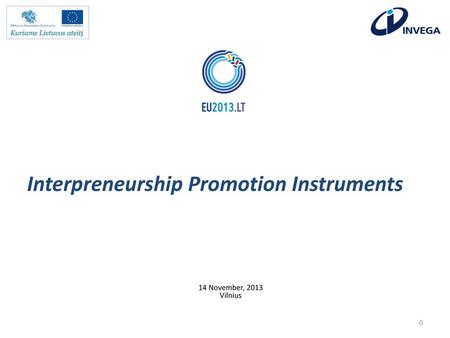 Interpreneurship Promotion Instruments