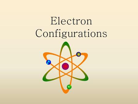 Electron Configurations