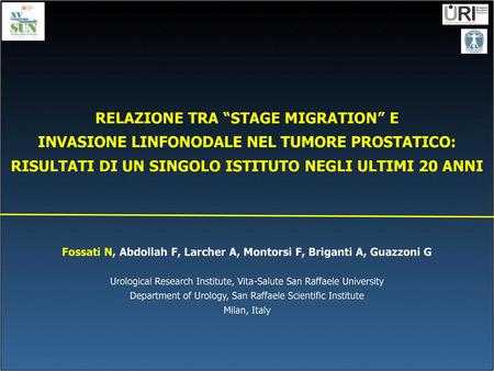 RELAZIONE TRA “STAGE MIGRATION” E