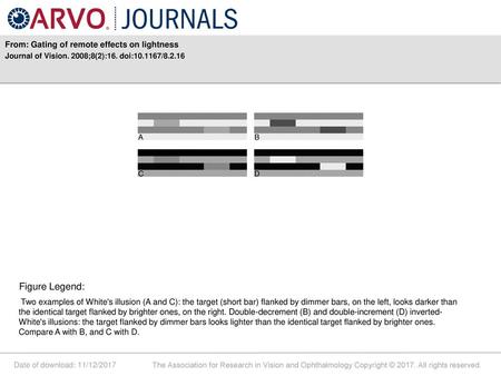 Figure Legend: From: Gating of remote effects on lightness