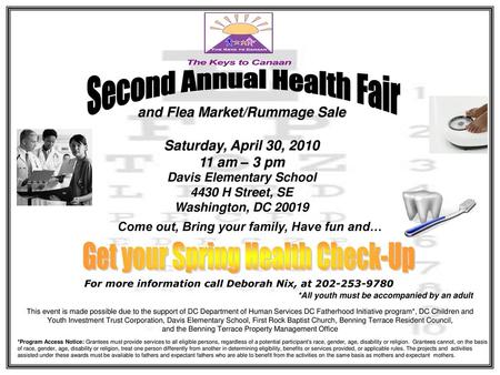 Second Annual Health Fair