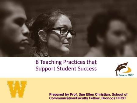 8 Teaching Practices that Support Student Success