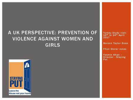 A UK perspective: Prevention of violence against Women and girls