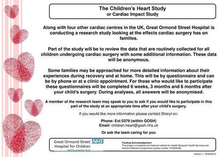 The Children’s Heart Study