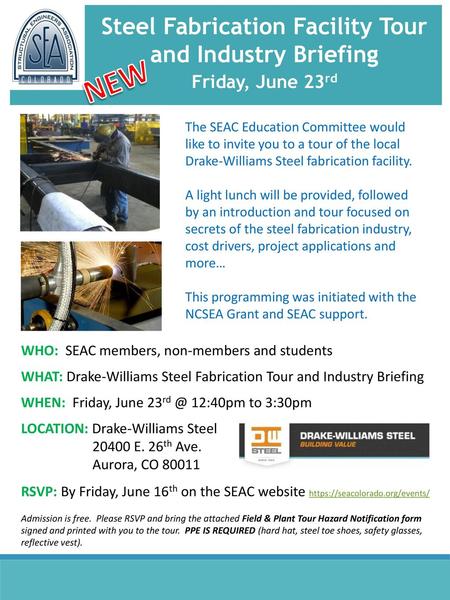 Steel Fabrication Facility Tour and Industry Briefing