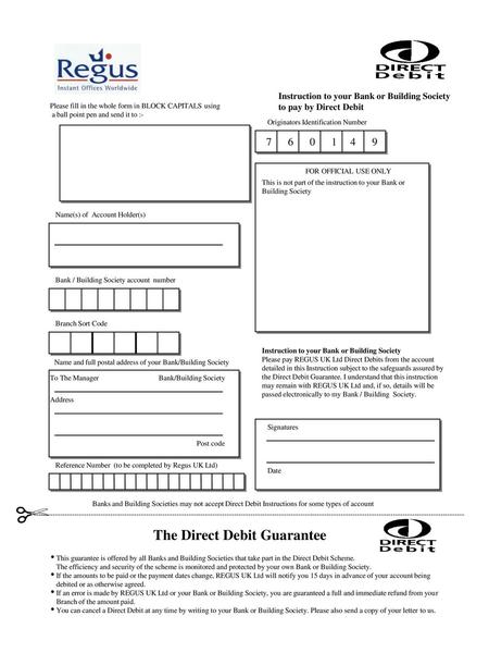 The Direct Debit Guarantee