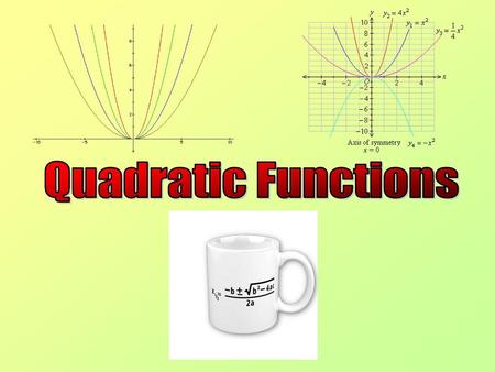 Quadratic Functions.