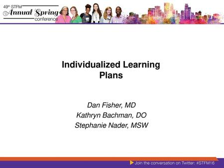 Individualized Learning Plans