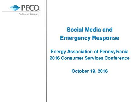 Energy Association of Pennsylvania 2016 Consumer Services Conference