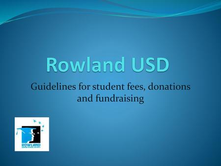 Guidelines for student fees, donations and fundraising