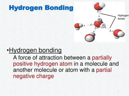 Hydrogen Bonding Hydrogen bonding