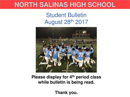 NORTH SALINAS HIGH SCHOOL