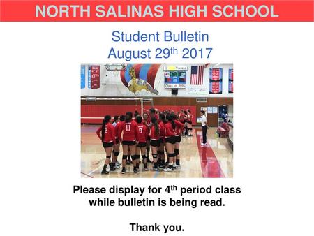 NORTH SALINAS HIGH SCHOOL