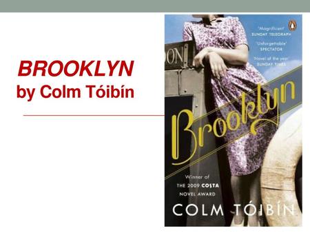 Brooklyn by Colm Tóibín