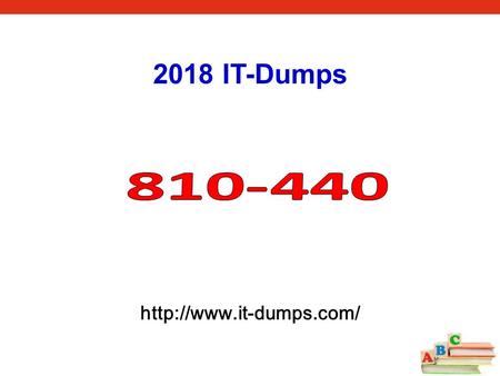 2018 Real Cisco 810-440 Dumps IT-Dumps
