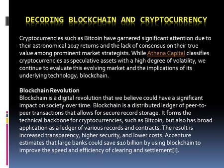 Decoding Blockchain and Cryptocurrency