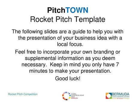 PitchTOWN Rocket Pitch Template