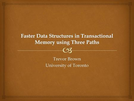 Faster Data Structures in Transactional Memory using Three Paths