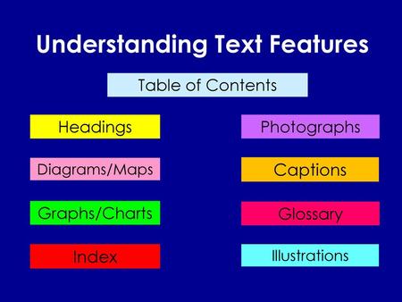 Understanding Text Features