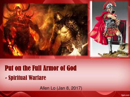 Put on the Full Armor of God