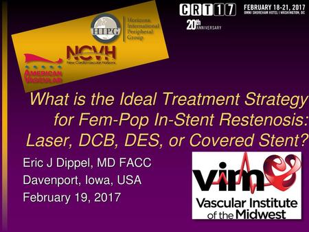 Eric J Dippel, MD FACC Davenport, Iowa, USA February 19, 2017