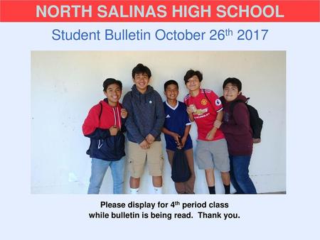 NORTH SALINAS HIGH SCHOOL