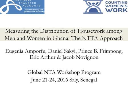 Global NTA Workshop Program