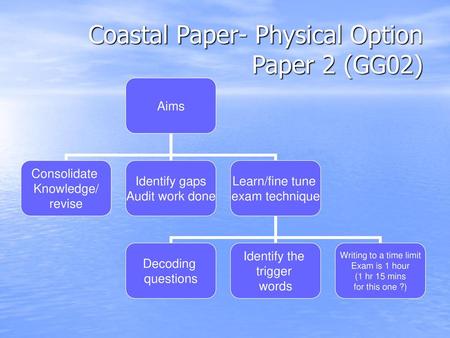 Coastal Paper- Physical Option Paper 2 (GG02)