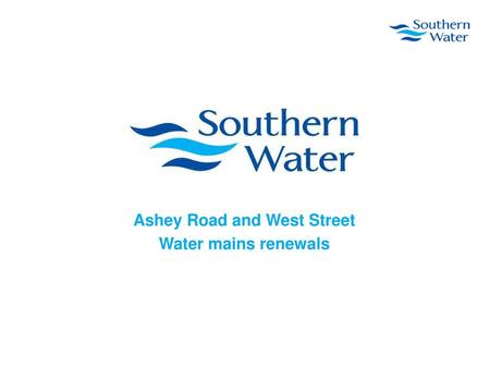 Ashey Road and West Street Water mains renewals