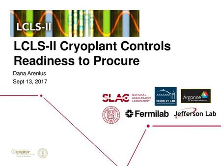 LCLS-II Cryoplant Controls Readiness to Procure