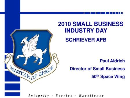 2010 SMALL BUSINESS INDUSTRY DAY