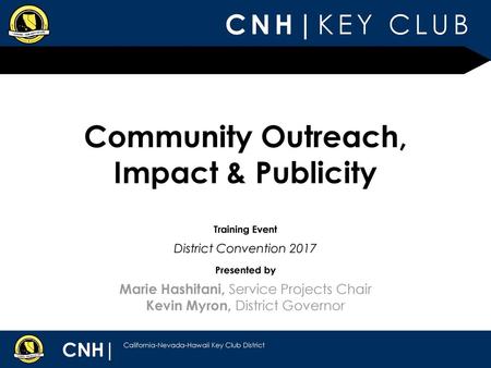 Community Outreach, Impact & Publicity