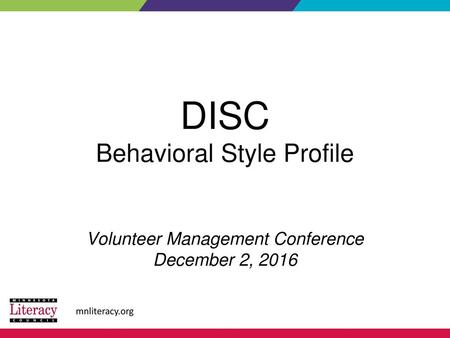 DISC Behavioral Style Profile