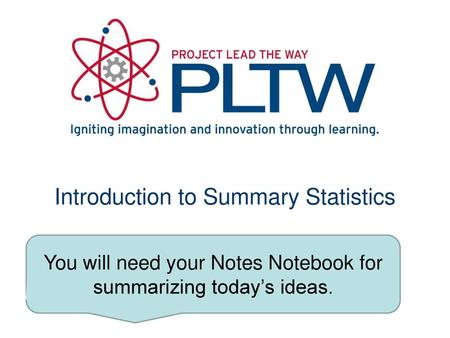 Introduction to Summary Statistics