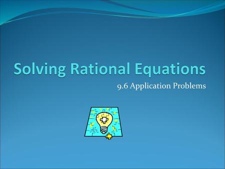 Solving Rational Equations